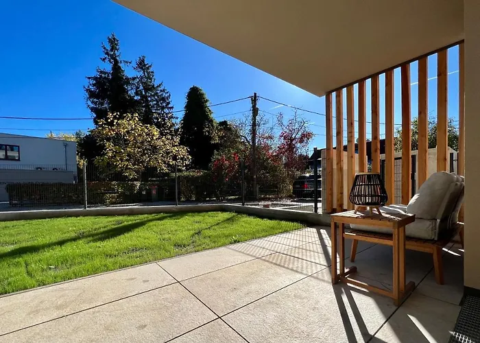 Апартаменти Modern Gardenia_gartenwohnung Alte Donau